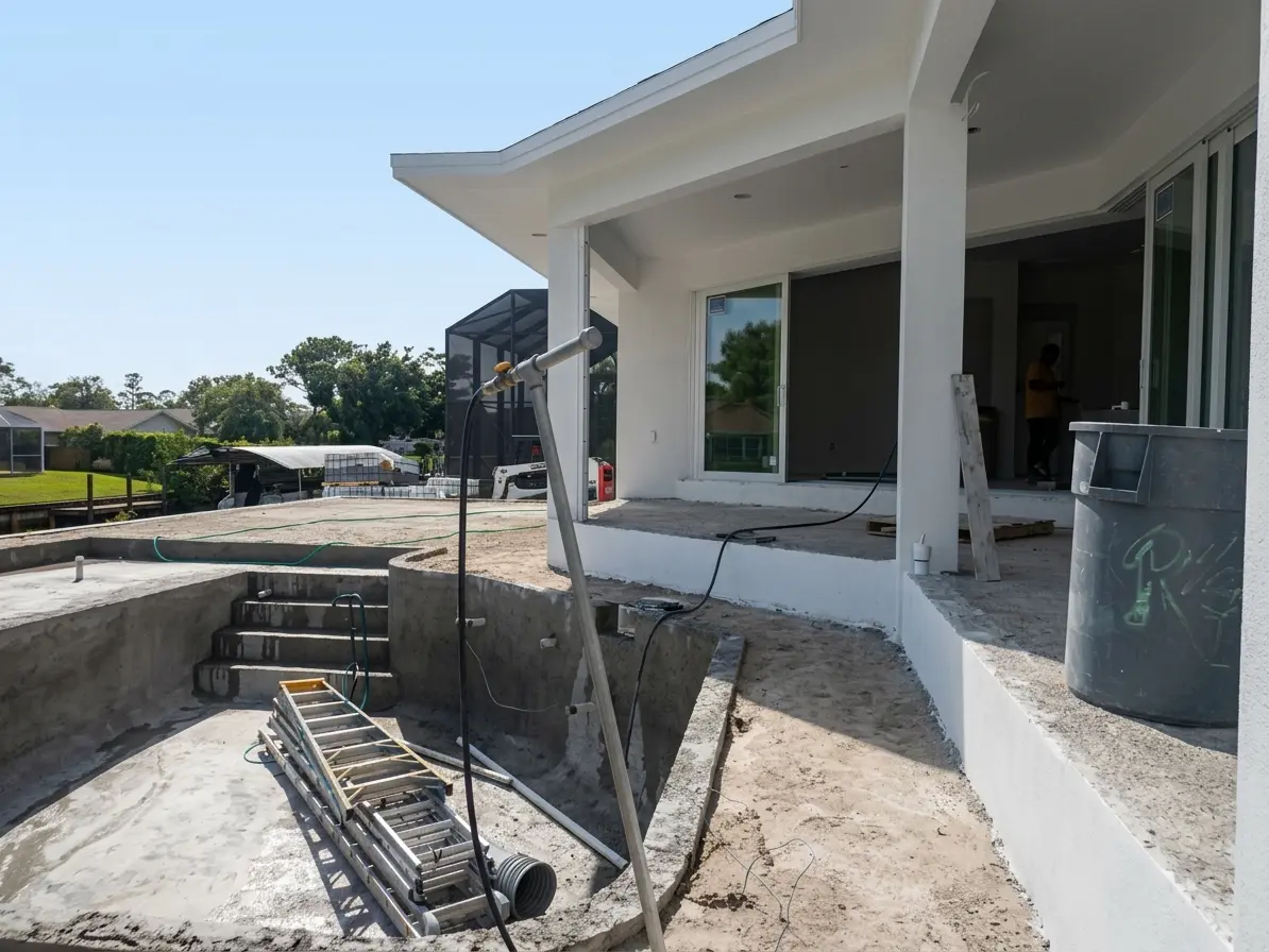 Construction remodeling project by Accent Construction